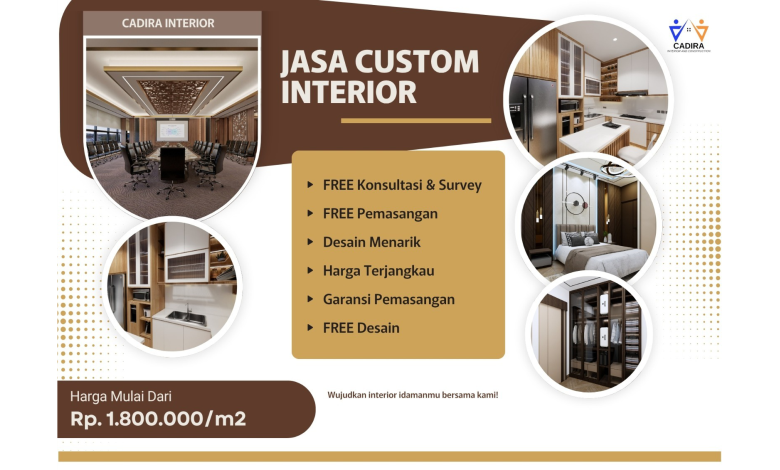 Desain Sesuai Selera, Jasa Interior Custom Jadi Solusi Rumah Impian