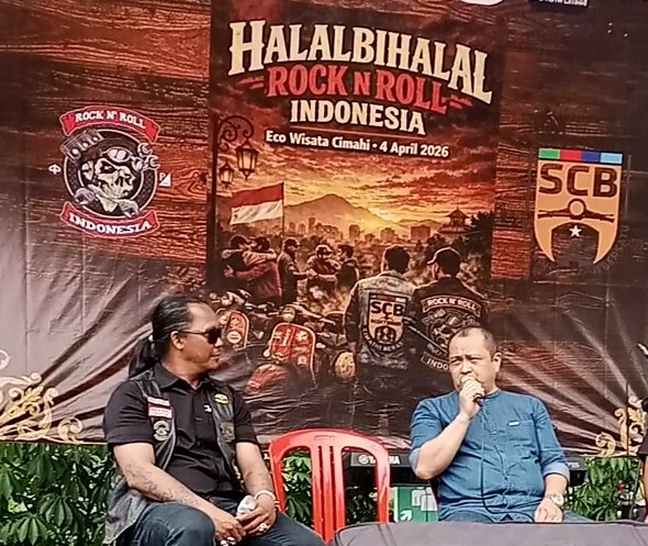 Kadishub Kota Cimahi Hadiri Acara Halal Bihalal Rock N Roll Indonesia di Ecowisata